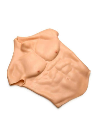 Master Series - Ripped Silicone Male Chest - Medium