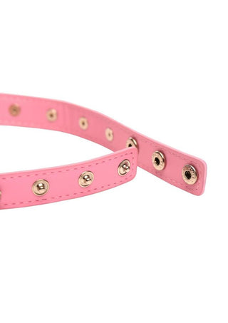 Master Series - Spiked Heart Choker - Black