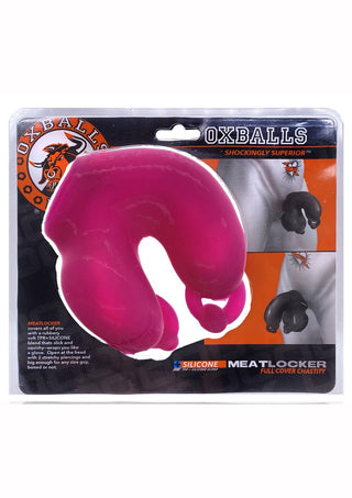 Oxballs - Meatlocker Silicone Chastity - Blue Ice