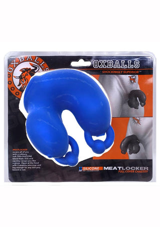 Oxballs - Meatlocker Silicone Chastity - Blue Ice