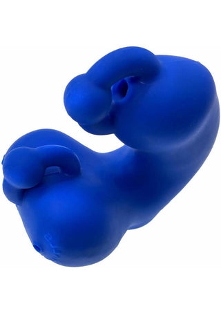 Oxballs - Meatlocker Silicone Chastity - Blue Ice