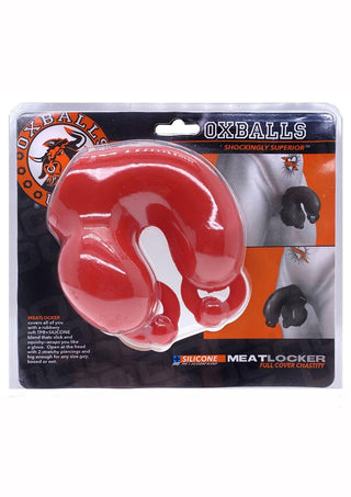 Oxballs - Meatlocker Silicone Chastity - Blue Ice