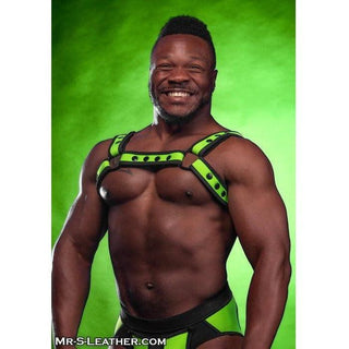 Mr S Leather - Neo Bold Color Bulldog - Lime - Small/Medium - Circus of Books