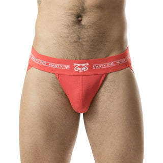 Nasty Pig - Core Jock - Coral/White - Circus of Books