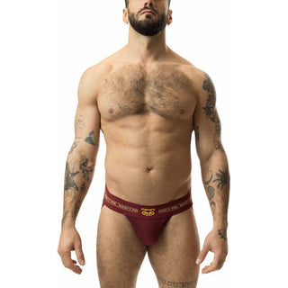 Nasty Pig - Core Jock Strap 3.0 - Burgundy/ Goldenrod - Circus of Books