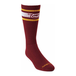 Nasty Pig - Hook'd Up Sport Sock 3.0 - Burgundy/ Goldenrod / OSFA - Circus of Books