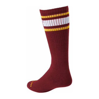 Nasty Pig - Hook'd Up Sport Sock 3.0 - Burgundy/ Goldenrod / OSFA - Circus of Books