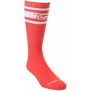 Nasty Pig - Hook'd Up Sport Sock - Coral/White / OSFA - Circus of Books