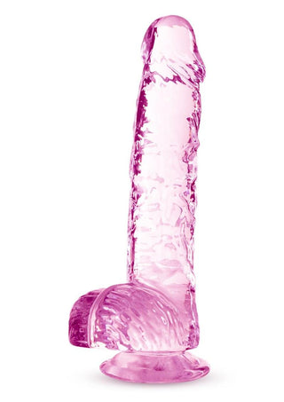 Naturally Yours Realistic Amethyst 6" Dildo with Balls and Suction Cup Base