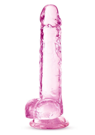 Naturally Yours Realistic Amethyst 6" Dildo with Balls and Suction Cup Base