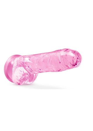 Naturally Yours Realistic Amethyst 6" Dildo with Balls and Suction Cup Base