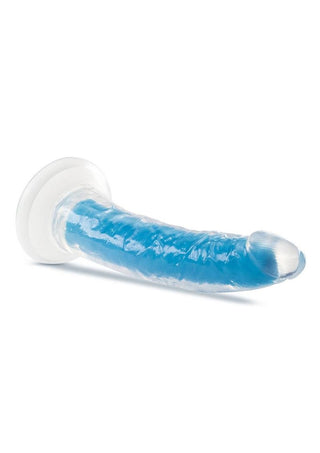 Neo Elite - Glow in the Dark Dildo 7.5" - Blue