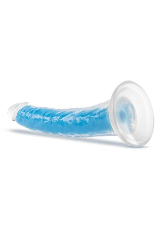Neo Elite - Glow in the Dark Dildo 7.5" - Blue
