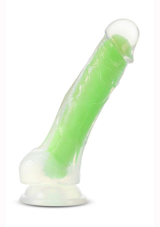 Neo Elite - Glow in the Dark Dildo 7.5" - Pink