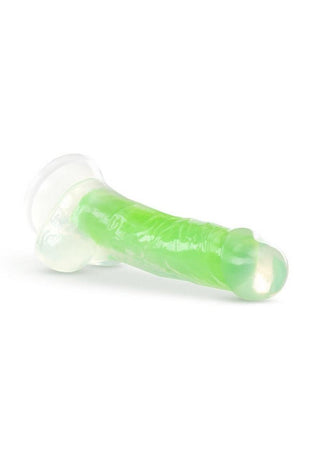 Neo Elite - Glow in the Dark Dildo 7.5" - Green