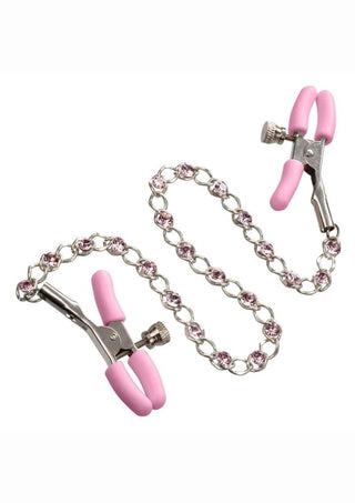 Nipple Play® Crystal Chain Nipple Clamps