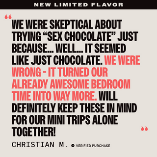 tabs SEX CHOCOLATE - Not Milk Chocolate (Vegan)