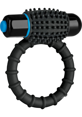 Optimale Vibrating Silicone C-Ring Black