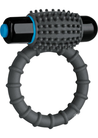 Optimale Vibrating Silicone C-Ring Black