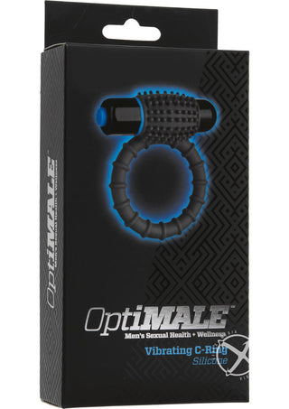 Optimale Vibrating Silicone C-Ring Black