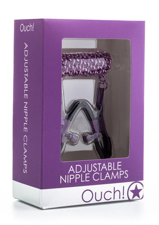 Ouch! Adjustable Nipple Clamps - Silver