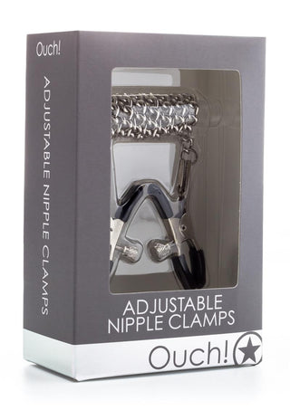 Ouch! Adjustable Nipple Clamps - Black