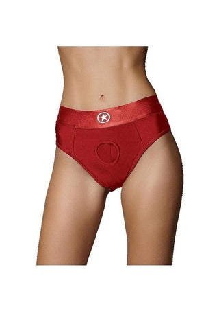 Ouch! Vibrating Strap-On Thong Rechargeable