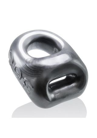 Oxballs 360 2-Way Cock Ring and Ball Sling - Clear
