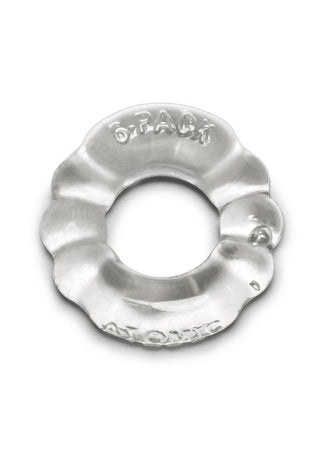 Oxballs Atomic Jock 'The 6 Pack' Sport Cock Ring - Clear