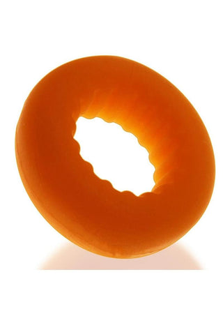 Oxballs Axis Rib Griphold Cock Ring - Black Ice