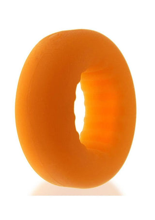 Oxballs Axis Rib Griphold Cock Ring - Black Ice
