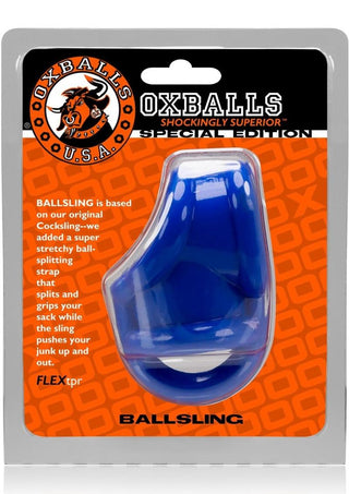 Oxballs Ball Sling with Ball Splitter Strap - Clear Ice