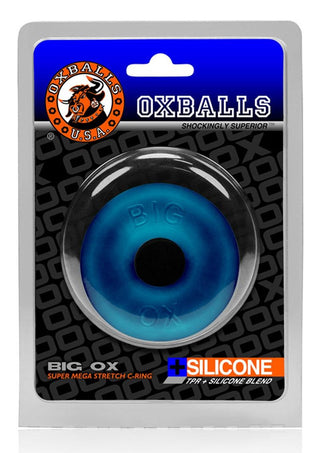 Oxballs - Big Ox Super Mega Stretch Silicone Cock Ring - Blue