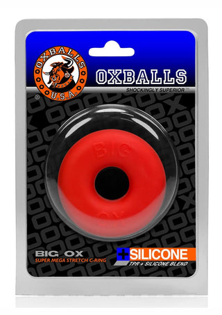 Oxballs - Big Ox Mega Stretch Silicone Cockring - Black