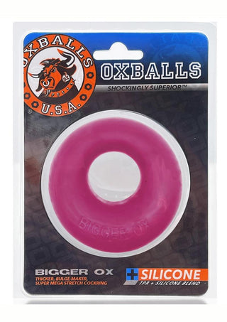 Oxballs Bigger Ox Silicone Cock Ring - Black Ice