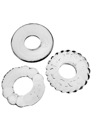 Oxballs Bonemaker Cock Ring Kit (3 pack) - Black