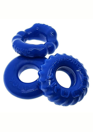 Oxballs Bonemaker Cock Ring Kit (3 pack) - Clear