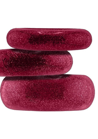 Oxballs Cockpack Multi Design Cockrings (3 Pack) - Cherry Lips