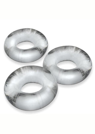Oxballs Fat Willy Jumbo Cock Ring (3 pack) - Black