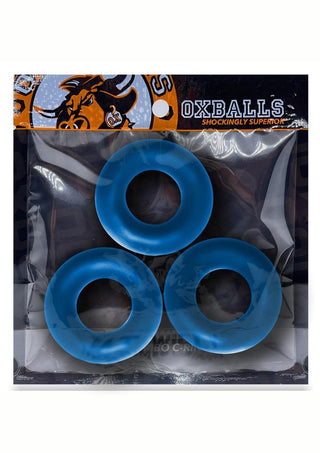 Oxballs Fat Willy Jumbo Cock Ring (3 pack) - Black