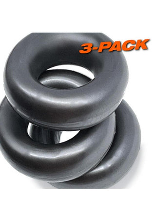 Oxballs Fat Willy Jumbo Cock Ring (3 pack) - Space Blue