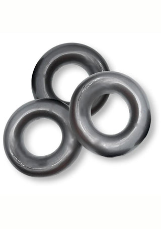 Oxballs Fat Willy Jumbo Cock Ring (3 pack) - Black
