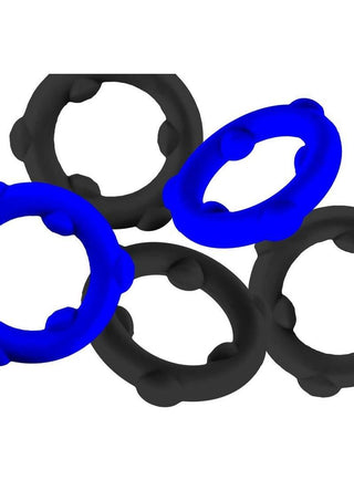 Oxballs - GEARHEADS 5-pack spinner rings ORANGE/BLACK