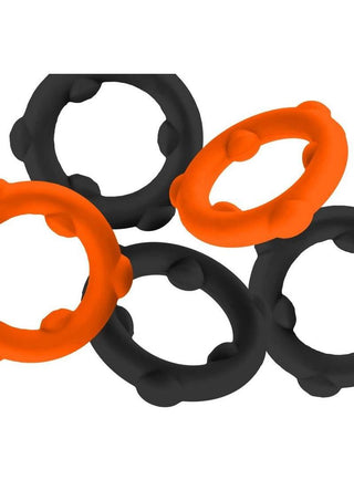 Oxballs - GEARHEADS 5-pack spinner rings YELLOW/BLACK