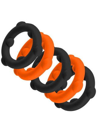 Oxballs - GEARHEADS 5-pack spinner rings YELLOW/BLACK