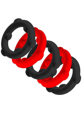 Oxballs - GEARHEADS 5-pack spinner rings BLUE/BLACK