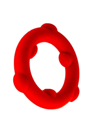 Oxballs - SPINNER single silicone ring RED SILICONE