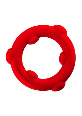 Oxballs - SPINNER single silicone ring RED SILICONE