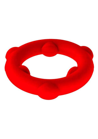 Oxballs Spinner Single Silicone Cock Ring - Yellow