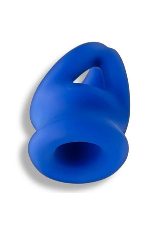 Oxballs -Tri-Squeeze Silicone 3-Ring Ball Stretching Sling - Blue